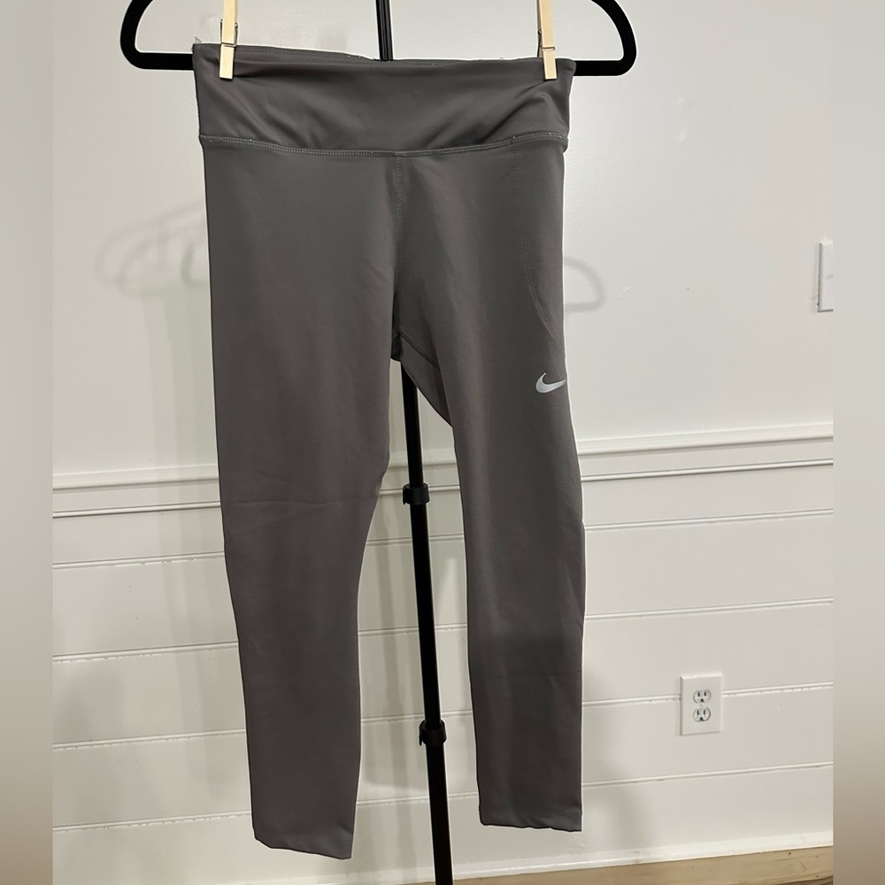 Nike Leggings Blue and Grey Pair size Small Good Condition
